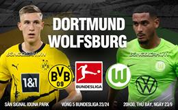 Nhận định Dortmund vs Wolfsburg (20h30 ngày 23/9): Rượt đuổi cân não