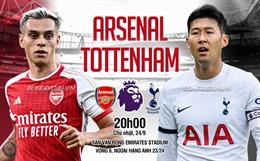 Chia điểm trong trận cầu có 4 bàn thắng, Arsenal và Tottenham tiếp tục bất bại ở EPL mùa này