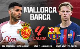 Nhận định Mallorca vs Barcelona (02h30 ngày 27/9): Giữ chặt ngôi đầu bảng