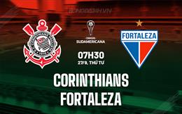 Nhận định Corinthians vs Fortaleza 7h30 ngày 27/9 (Copa Sudamericana 2023)