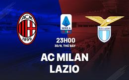 Nhận định bóng đá AC Milan vs Lazio 23h00 ngày 30/9 (Serie A 2023/24)