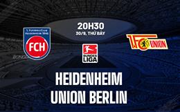 Nhận định Heidenheim vs Union Berlin 20h30 ngày 30/9 (Bundesliga 2023/24)
