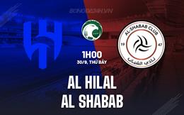 Nhận định Al Hilal vs Al Shabab 01h00 ngày 30/9 (VĐQG Saudi Arabia 2023/24)