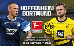 Nhận định Hoffenheim vs Dortmund (01h30 ngày 30/9): Không dễ cho đội khách