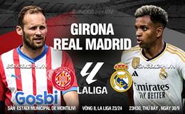 Nhận định Girona vs Real Madrid (23h30 ngày 30/9): Thêm một bất ngờ?