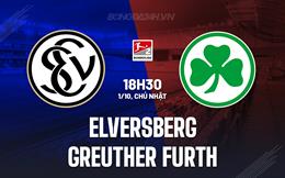 Nhận định Elversberg vs Greuther Furth 18h30 ngày 1/10 (Hạng 2 Đức 2023/24)