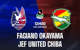 Nhận định Fagiano Okayama vs JEF United Chiba 12h00 ngày 1/10 (Hạng 2 Nhật 2023)