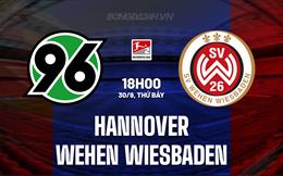 Nhận định Hannover vs Wehen Wiesbaden 18h00 ngày 30/9 (Hạng 2 Đức 2023/24)