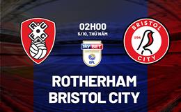 Nhận định Rotherham vs Bristol City 2h00 ngày 5/10 (Hạng nhất Anh 2023/24)