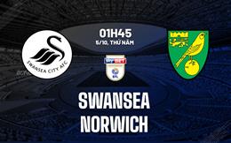 Nhận định Swansea vs Norwich 1h45 ngày 5/10 (Hạng nhất Anh 2023/24)