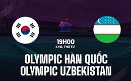 Nhận định Olympic Hàn Quốc vs Olympic Uzbekistan 19h00 ngày 4/10 (ASIAD 19)