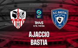 Nhận định Ajaccio vs Bastia 1h45 ngày 3/10 (Hạng 2 Pháp 2023/24)