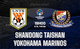 Nhận định Shandong Taishan vs Yokohama Marinos 19h00 ngày 03/10 (AFC Champions League 2023/24)