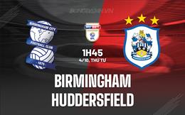 Nhận định Birmingham vs Huddersfield 1h45 ngày 4/10 (Hạng Nhất Anh 2023/24)