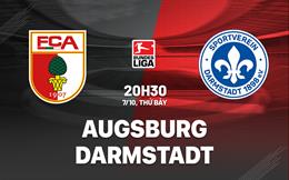 Nhận định bóng đá Augsburg vs Darmstadt 20h30 ngày 7/10 (Bundesliga 2023/24)