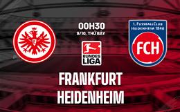 Nhận định bóng đá Frankfurt vs Heidenheim 0h30 ngày 9/10 (Bundesliga 2023/24)