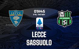 Nhận định bóng đá Lecce vs Sassuolo 1h45 ngày 7/10 (Serie A 2023/24)