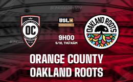 Nhận định Orange County vs Oakland Roots 9h00 ngày 05/10 (Hạng Nhất Mỹ 2023)