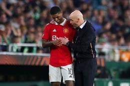 Erik ten Hag nói gì về pha bỏ lỡ khó tin của Marcus Rashford?