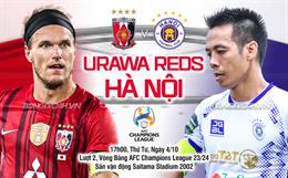 Nhận định Hà Nội vs Urawa Reds (17h00 ngày 4/10): Hy vọng nào nơi đất khách?