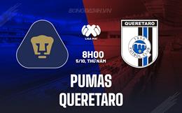 Nhận định - dự đoán Pumas vs Queretaro 8h00 ngày 5/10 (VĐQG Mexico 2023)