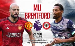 Nhận định MU vs Brentford (21h00 ngày 7/10): Giải tỏa áp lực