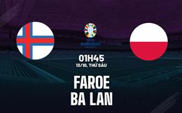 Nhận định bóng đá Faroe vs Ba Lan 1h45 ngày 13/10 (Vòng loại Euro 2024)