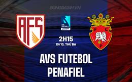 Nhận định AVS Futebol vs Penafiel 2h15 ngày 10/10 (Hạng 2 Bồ Đào Nha 2023/24)