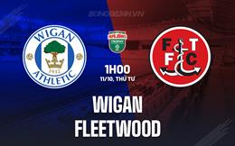 Nhận định - dự đoán Wigan vs Fleetwood 01h00 ngày 11/10 (EFL Trophy 2023/24)