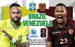 Neymar kém hiệu quả, Brazil chia điểm thất vọng với Venezuela