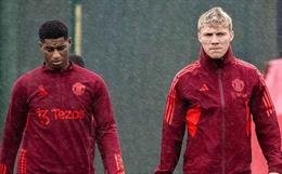 Rasmus Hojlund có tốc độ nhanh hơn cả Marcus Rashford