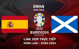 Xem trực tiếp Tây Ban Nha vs Scotland vòng loại Euro 2024 ở đâu ?