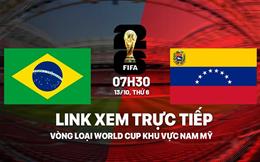 Xem trực tiếp Brazil vs Venezuela vòng loại World Cup 2026 ở đâu ?