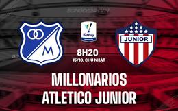 Nhận định Millonarios vs Atletico Junior 8h20 ngày 15/10 (VĐQG Colombia 2023)