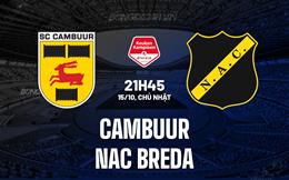 Nhận định Cambuur vs NAC Breda 21h45 ngày 15/10 (Hạng 2 Hà Lan 2023/24)