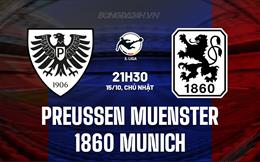 Nhận định Preussen Muenster vs 1860 Munich 21h30 ngày 15/10 (Hạng 3 Đức 2023/24)