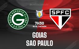 Nhận định bóng đá Goias vs Sao Paulo 7h30 ngày 19/10 (VĐQG Brazil 2023)