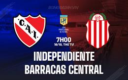 Nhận định Independiente vs Barracas Central 7h00 ngày 19/10 (VĐQG Argentina 2023)