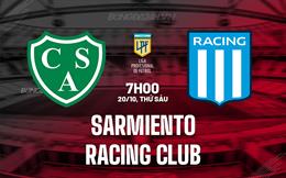 Nhận định Sarmiento vs Racing Club 7h00 ngày 20/10 (VĐQG Argentina 2023)