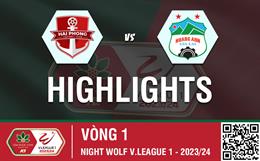 Highlights Hải Phòng - HAGL | Kịch tính đến giây cuối cùng | Vòng 1 V-League 2023/24