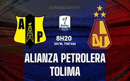 Nhận định Alianza Petrolera vs Tolima 08h20 ngày 23/10 (VĐQG Colombia 2023)