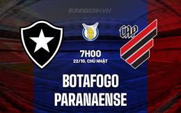 Nhận định Botafogo vs Paranaense 7h00 ngày 22/10 (VĐQG Brazil 2023)