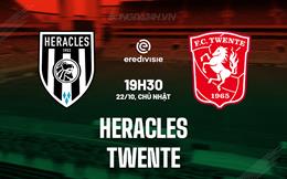 Nhận toan Heracles vs Twente 19h30 ngày 22/10 (VĐQG Hà Lan 2023/24)