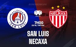 Nhận định bóng đá San Luis vs Necaxa 7h00 ngày 23/10 (VĐQG Mexico 2023)