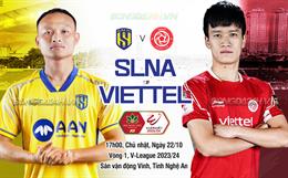 SLNA hòa đáng tiếc Viettel ở trận mở màn V-League 2023/24