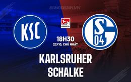 Nhận định Karlsruher vs Schalke 18h30 ngày 22/10 (Hạng 2 Đức 2023/24)