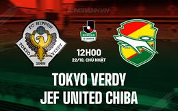 Nhận định Tokyo Verdy vs JEF United Chiba 12h00 ngày 22/10 (Hạng 2 Nhật 2023)