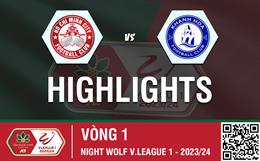 Highlights TPHCM - Khánh Hòa | 3 điểm ở lại Thống Nhất | Vòng 1 V-League 2023/24