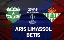 Nhận định bóng đá Aris Limassol vs Betis 23h45 ngày 26/10 (Bảng C Europa League 2023/24)