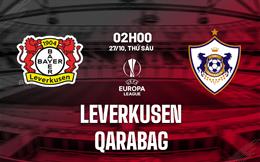 Nhận định Leverkusen vs Qarabag 2h00 ngày 27/10 (Bảng H Europa League 2023/24)